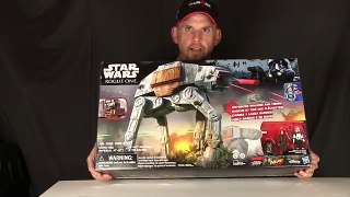 Star Wars Rogue One Hasbro 3.75 Scale Rapid Fire Imperial AT-ACT Vehicle Toy Review