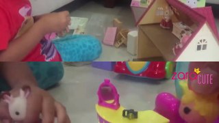 Zara cute bermain sylvanian Families / playing toys / playing with mama