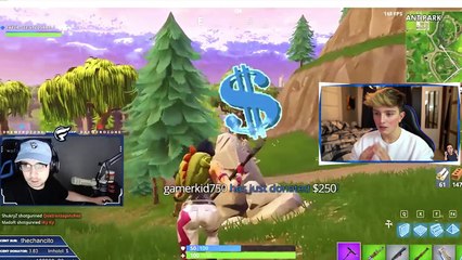 Donating $5000 to FORTNITE Streamers on Mom's Credit Card...