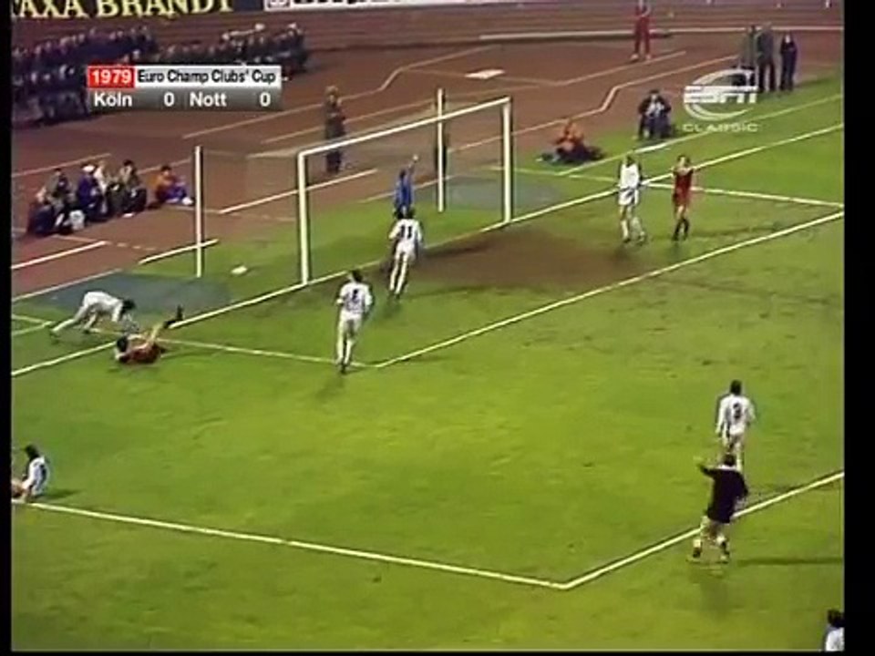 25.04.1979 - 1978-1979 European Champion Clubs' Cup Semi Final 2nd Leg 1. FC Köln 0-1 Nottingham Forest FC