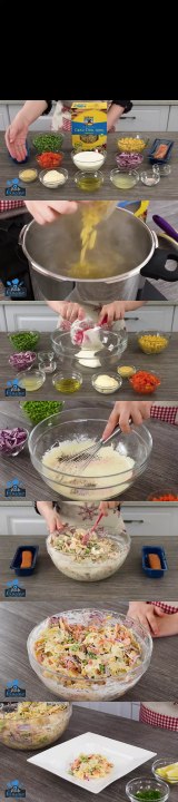 Salata de paste cu somon afumat (CC Eng Sub) | JamilaCuisine