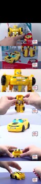 Transformers Rescue Bots Bumblebee Robot to Camaro Race Car Playskool Heroes 4K