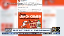 Get free pizza at Little Caesars!
