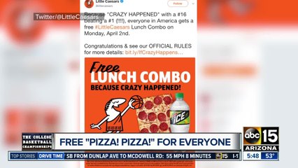 Get free pizza at Little Caesars!
