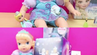 La Bebé Elsa abre un Huevo Sorpresa Gigante de Frozen | Juguetes Sorpresa de FROZEN en español