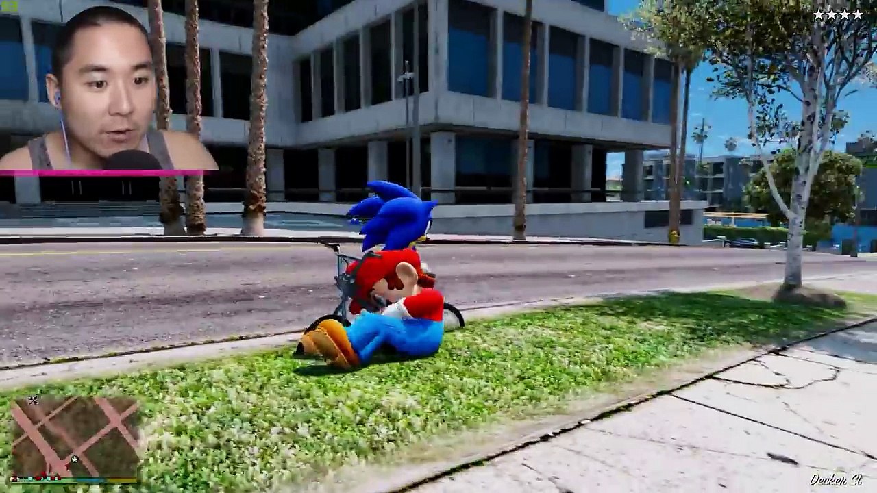 SUPER MARIO ODYSSEY vs SONIC THE HEDGEHOG ANIMATRONIC BATTLE! (GTA 5 Mods For Kids FNAF RedHatter)