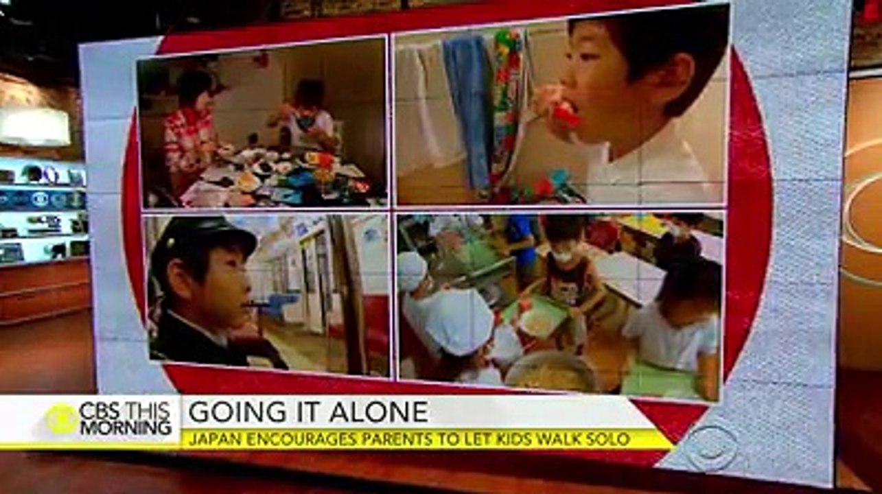 Our kids go to school by Japanese cars, but Japanese kids walk to school