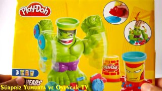 Play Doh Hulk & Iron Man | Play Doh Oyun Hamuru Marvel Oyuncak Oyun Seti Play-Doh Playset