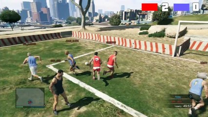 GTA V Online - FÚTBOL EN GTA 5 Nexxuz VS Josemi - ¿Quien ganara? - NexxuzHD