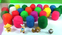 31 Surprise Eggs PLAYDOH! Cartoons toys! Barbie, Peppa, Thomas, Mickey unboxing by TheSurpriseEggs