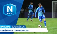 Championnat National, 26e journée : tous les buts