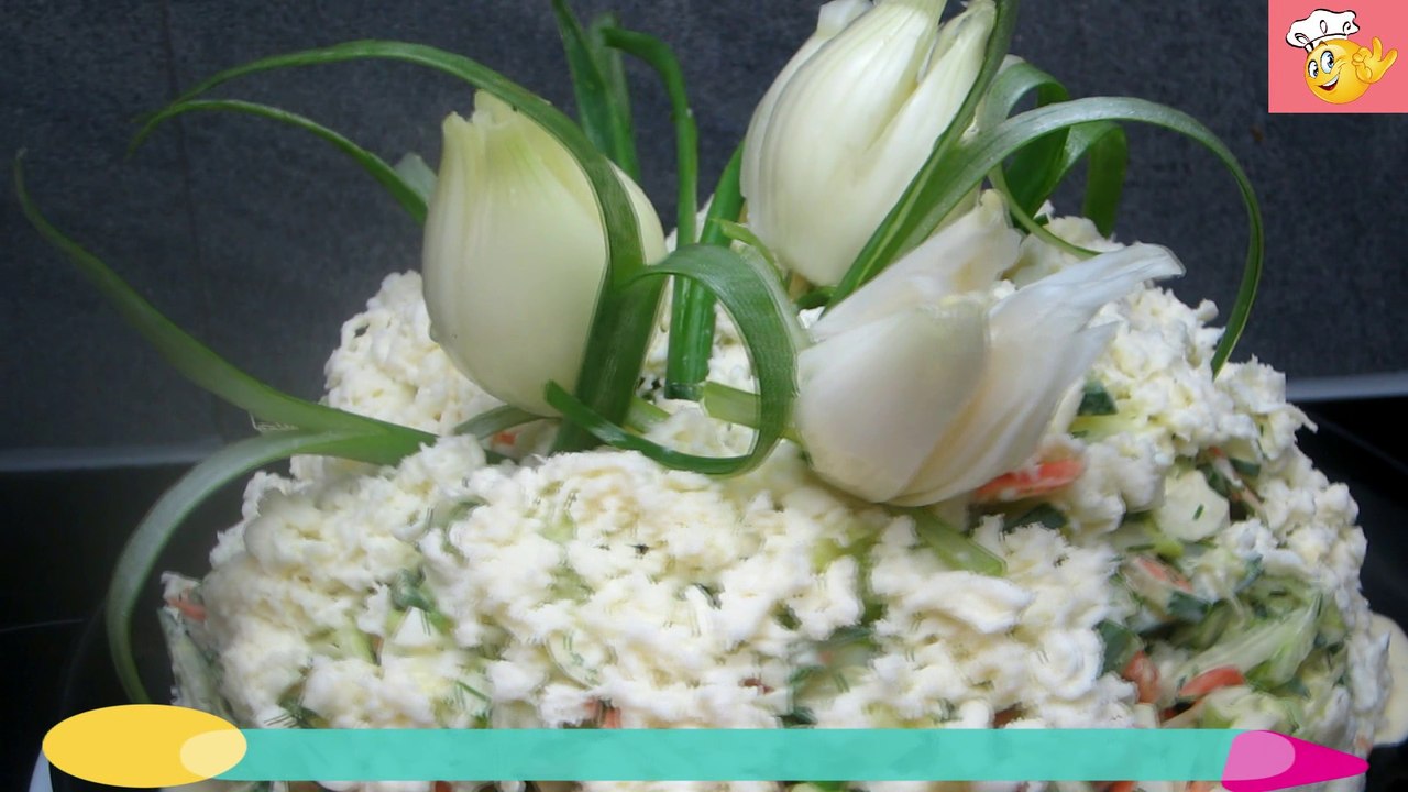 САЛАТ ПОДСНЕЖНИК. ВИТАМИННЫЙ ФЕЙЕРВЕРК!!!