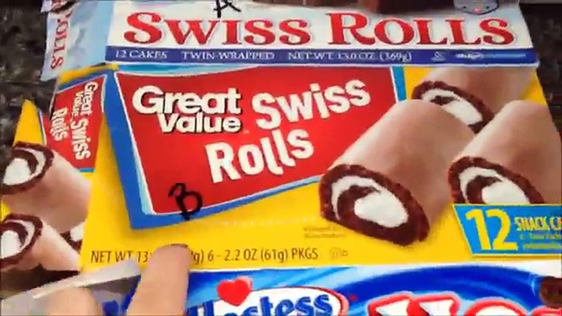Hostess Vs Little Debbie Vs Great Value Swiss Rolls Blind Taste