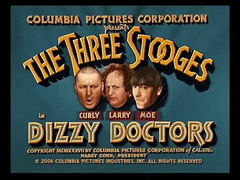 The Three Stooges 021 Dizzy Doctors 1937 Colorized Curly, Larry, Moe