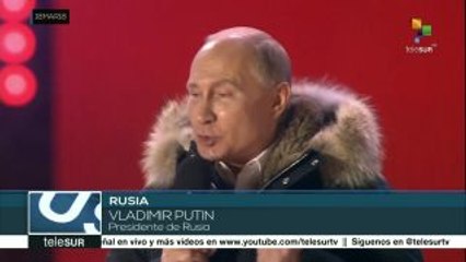 Download Video: Conteo de comicios presidenciales rusos dan 75.98% al pdte. Putin