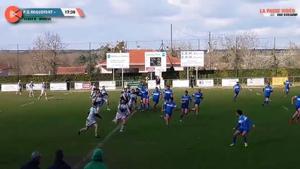 Rugby Côte d'Argent: Pays de Roquefort - Gradignan (18 mars 2018)