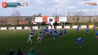 Rugby Côte d'Argent: Pays de Roquefort - Gradignan (18 mars 2018)