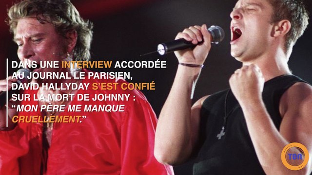 David Hallyday se confie pour la première fois depuis la mort de Johnny Hallyday : mon père me manque terriblement