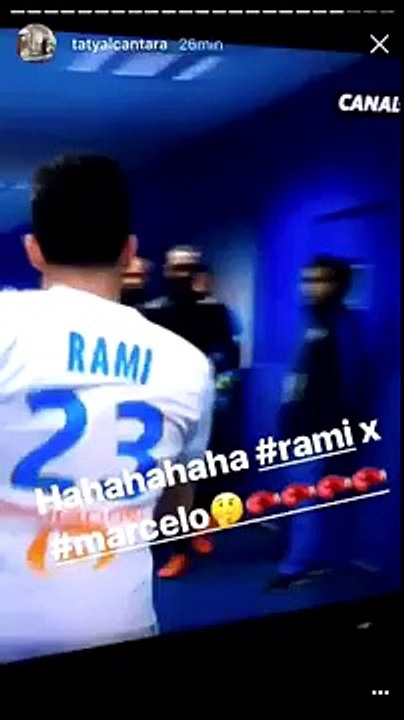La femme de Marcelo trolle Adil Rami sur la bagarre post match OM - OL