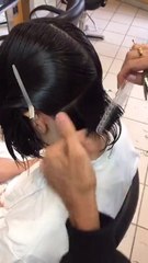 Short Bob haircut tutorial - How to Cut a Short Bob