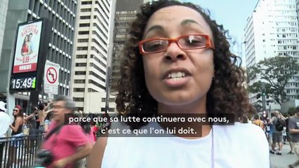 "Marielle vit et vivra pour toujours" : au Brésil, des manifestants pleurent l’élue de Rio assassinée