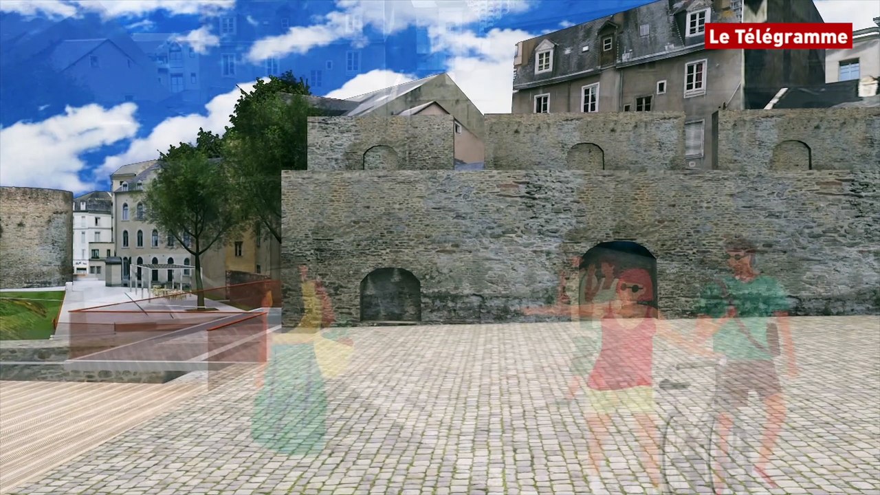 Rennes. Présentation des jardins des remparts