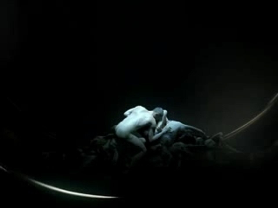Pub Sidaction - Sablier humain