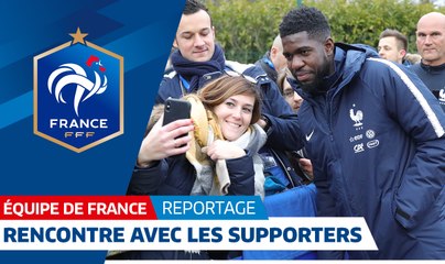 Rencontre avec les supporters à Clairefontaine