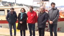 Ada Colau, Joan Manuel Serrat y Jordi Évole muestran su apoyo a la ONG Open Arms