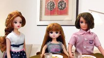 リカちゃん人形 アニメ☆ママが料理教室に・・・味は！？☆おもちゃ ハウス おもしろ