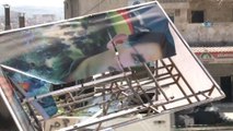 - Kawa heykelleri bir bir yıkılıyor- Özgür Suriye Ordusu mensupları, Kawa heykellerini birer birer balyoz ile indiriyor- Afrin şehir merkezindeki Öcalan posterleri de indirilmişti