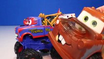 Maters MONSTER TRUCK SET Toys Video for Kids | Monster Truck Toy Crashes Movie Cars Toypals.tv