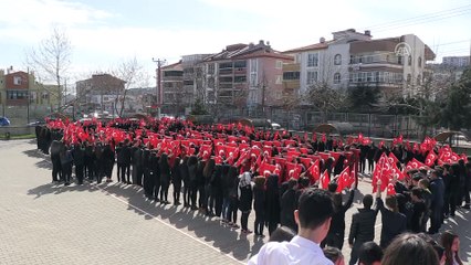 Lise öğrencilerinden Afrin koreografisi - BALIKESİR