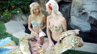 Provoke Mermaid Shoot (first swim, make up and hair test) with Dominika & Hannah