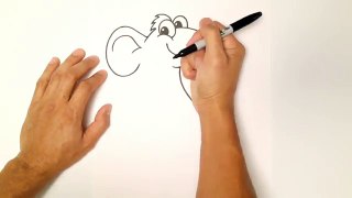 How to Draw a Cartoon Mouse - Step by Step Video