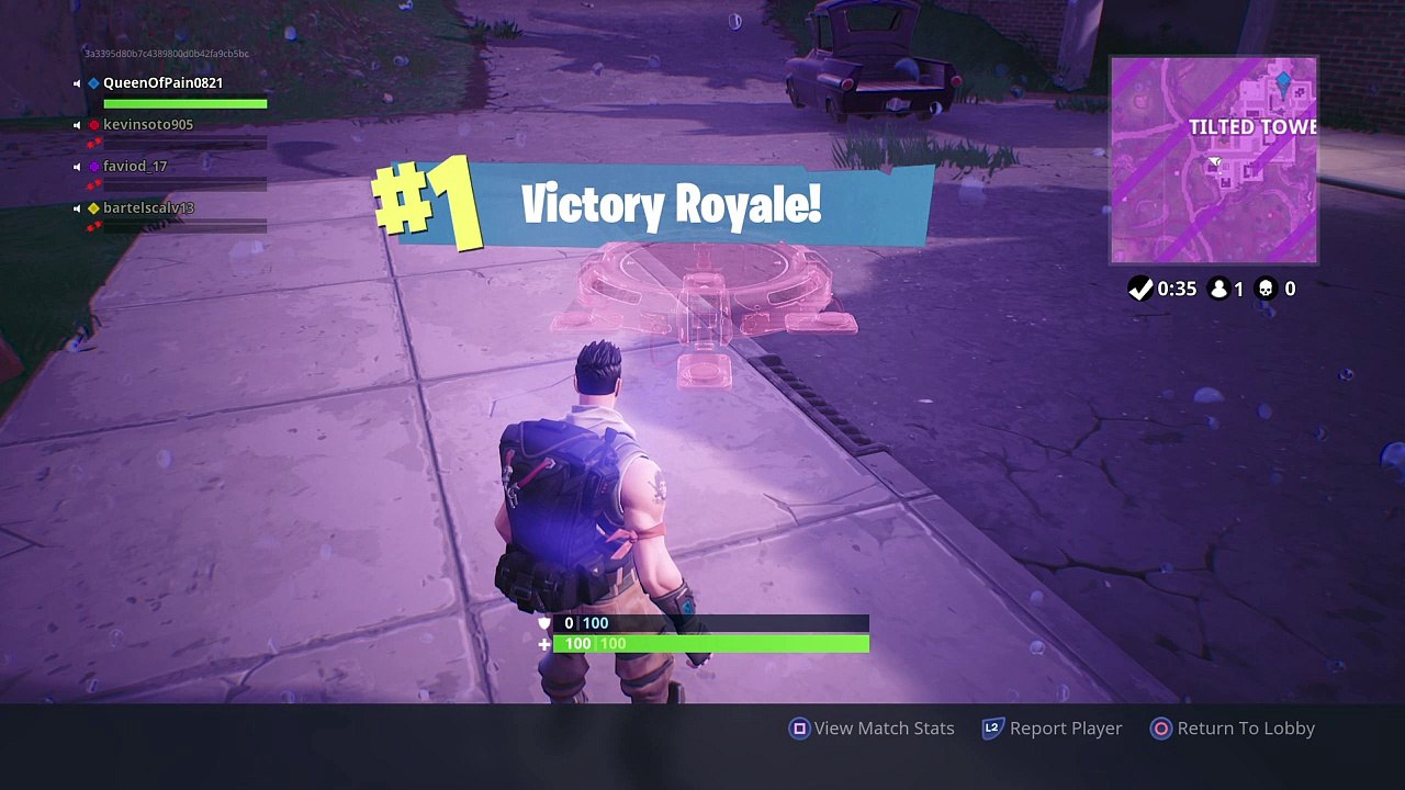 Fortnite i won