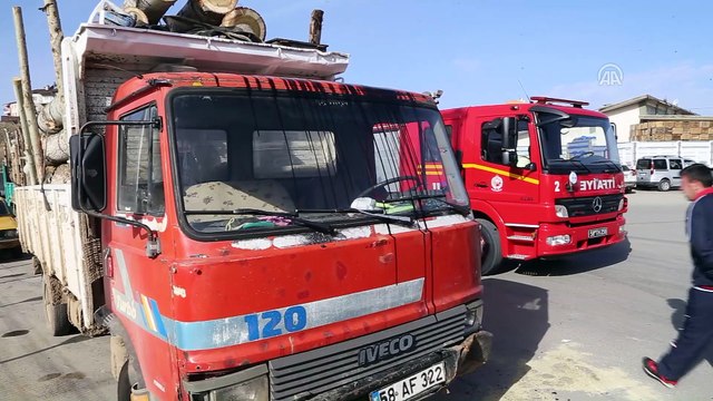 Ceza yazılınca kamyonunu yakmak istedi - SİVAS