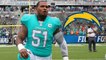 How were the Chargers able to sign Mike Pouncey in free agency?