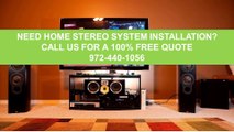 Home Theater System Installation Services Near Me Dallas Tx 972-440-1056