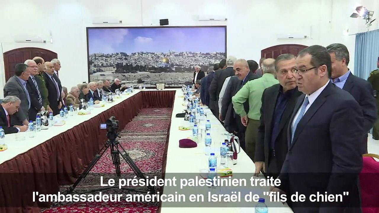 Abbas traite l'ambassadeur US en Israël de "fils de chien"