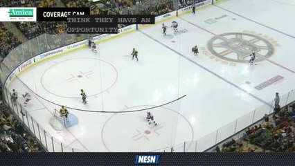 Amica Coverage Cam: Blue Jackets Gain Early Lead After Bruins Defensive Blunder