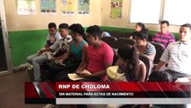 RNP de Choloma sin material para actas de nacimiento