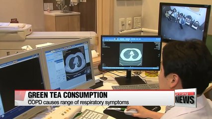 Drinking two cups of green tea per day can reduce COPD risk by nearly 40%