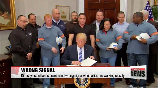 Seoul's Finance Minister asks Mnuchin to exempt South Korea from steel tariffs