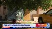 Sleeping Woman Dies After Vehicle Crashes into California Home