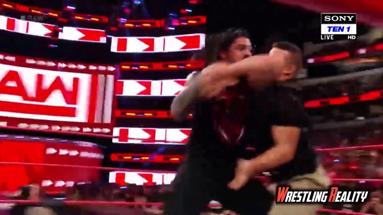 Brock Lesnar vs Roman Reigns - WWE Raw 19th March 2018