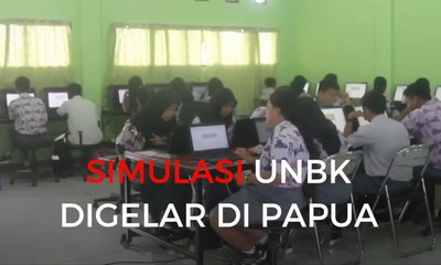 Gramedia Gelar Simulasi UN Berbasis Komputer di Papua