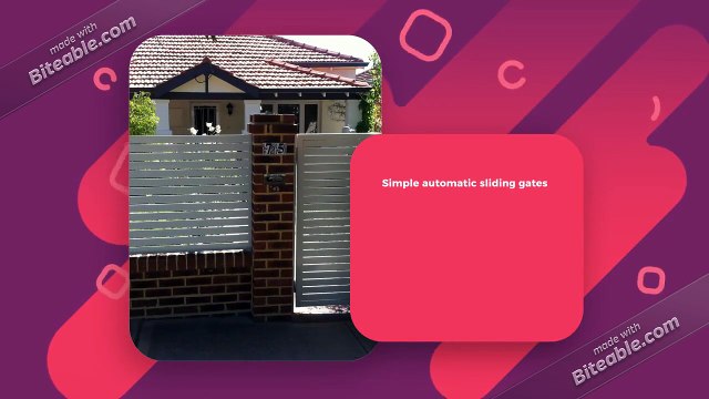 Automatic Sliding Gates Are Truly Advantageous For A Property