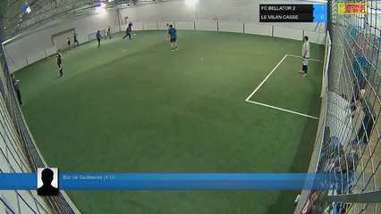 But de Guillaume  (1-0) - FC BELLATOR 2 Vs LE MILAN CASSE - 19/03/18 19:00 - LIGUE 3
