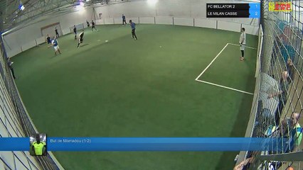 But de Mamadou (1-2) - FC BELLATOR 2 Vs LE MILAN CASSE - 19/03/18 19:00 - LIGUE 3